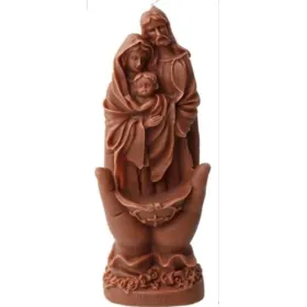 Bougie religieuse chrétienne sainte famille