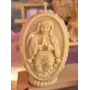 Bougie ovale vierge Marie en prière