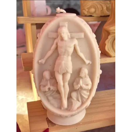 Bougie religieuse Jésus christ