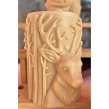 Bougie renne de noël