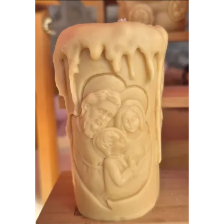 Bougie pilier Sainte famille