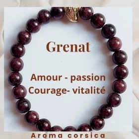 bracelet grenat