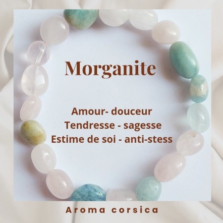 Bracelet morganite berryl