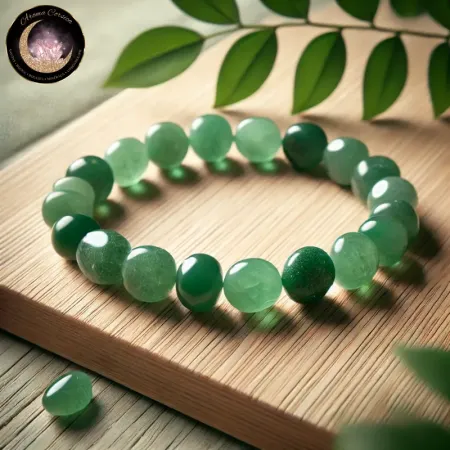 bracelet en aventurine verte