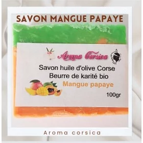 Savon mangue papaye