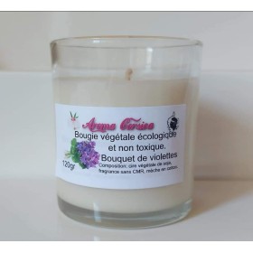 Bougie parfum florale violette