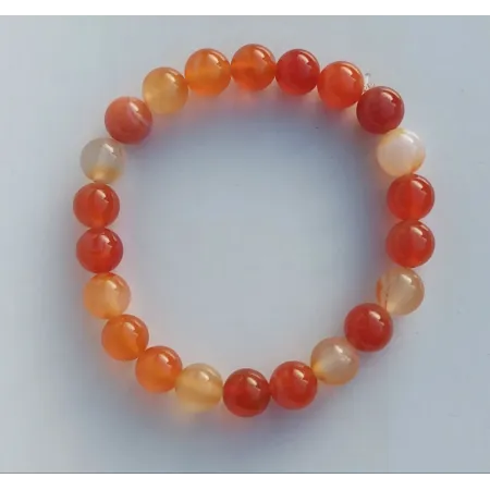 bracelet agate cornaline