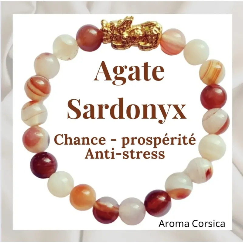 Bracelet de protection corail et spinelle noire Bracelet de protection corail et spinelle noire