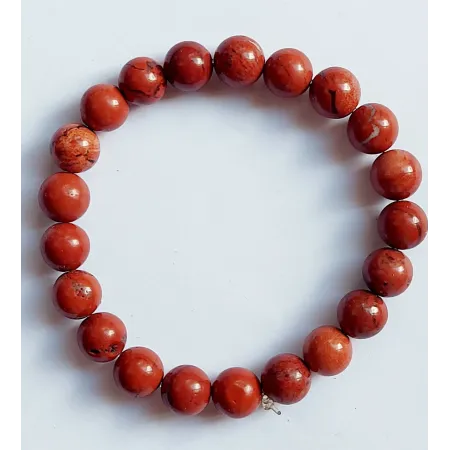 bracelet jaspe rouge