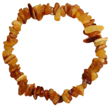 Bracelet en Ambre Naturel de la Mer Baltique – Apaisement, Protection & Vitalité 🌞