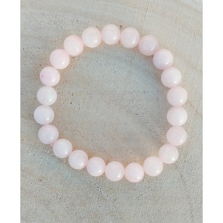 Bracelet quartz rose " amour, tendresse, calme"