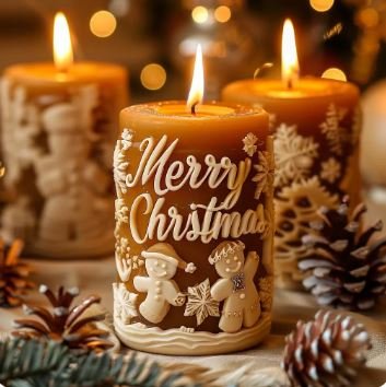 Bougie de noël