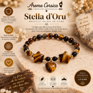 Bracelet femme œil de tigre - Stella d'oru