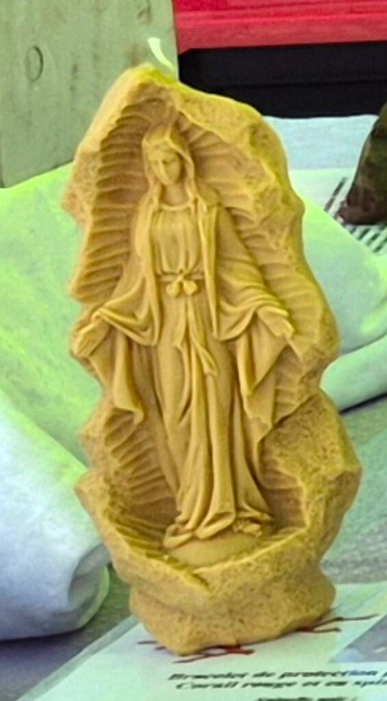 Bougie Marie notre dame de Lourdes