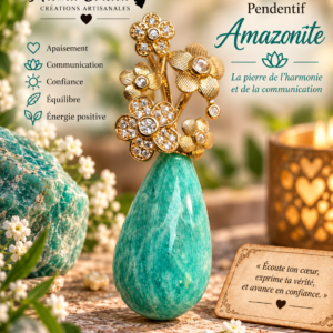Pendentif en amazonite