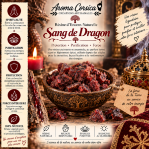 Résine encens sang de dragon
